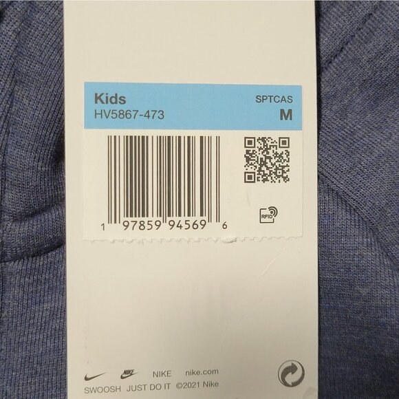 Nike Sportswear Big Kids Tech Fleece Full Zip Hoodie Size Medium 10-12 Yrs Blue - Picture 8 of 14